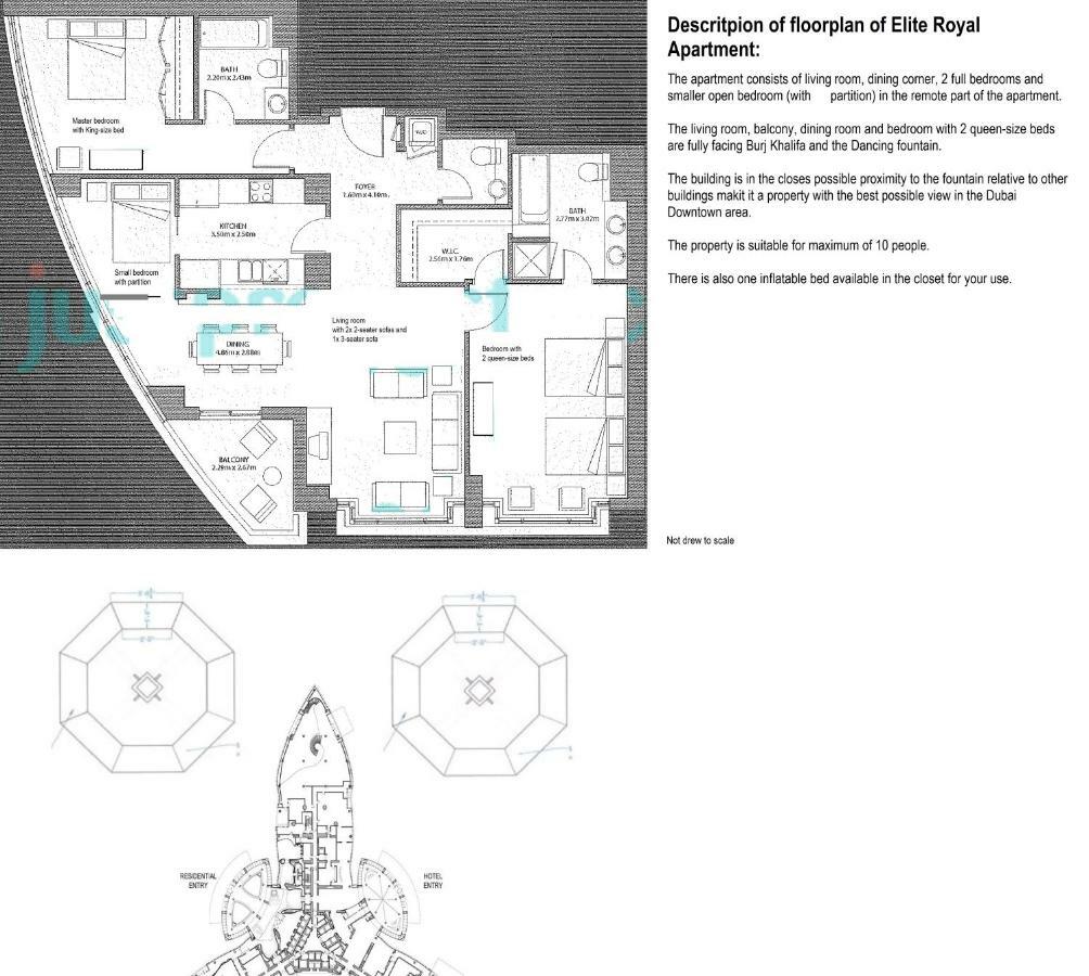 Elite Royal Apartment - Full Burj Khalifa&Fountain View - Caesar Dubai Luaran gambar
